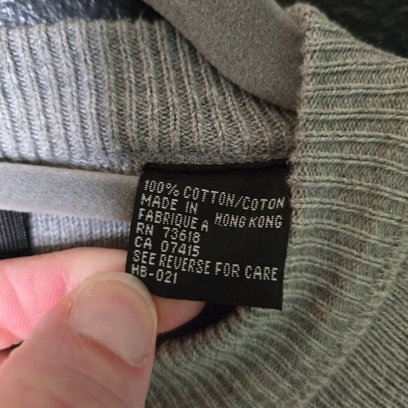 BOSS Hugo Boss Mens Medium Grey Cotton Front Pocket Sweater - Picture 4 of 8